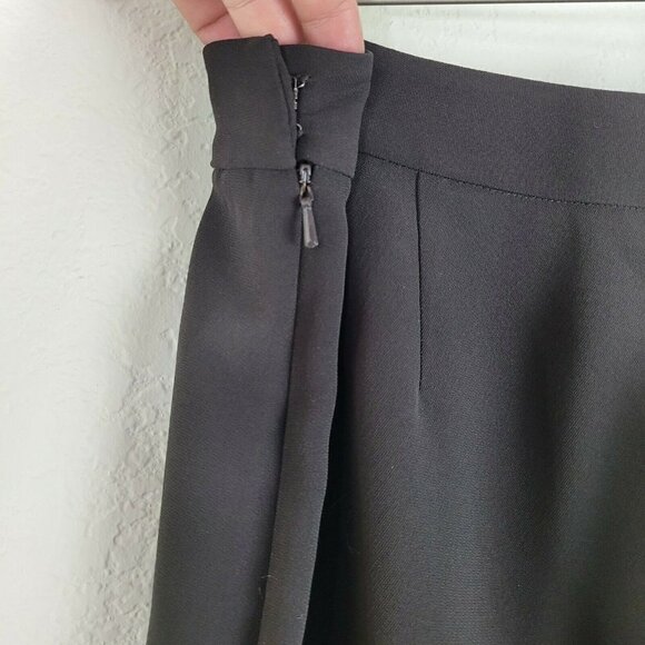 Vintage Anne Klein Black Dress Pants Sz 12 Hong Kong Business Office Career LNC - Picture 5 of 8